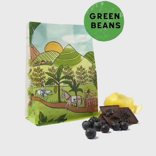 Green Ethiopian Yirgacheffe unroasted coffee beans UK