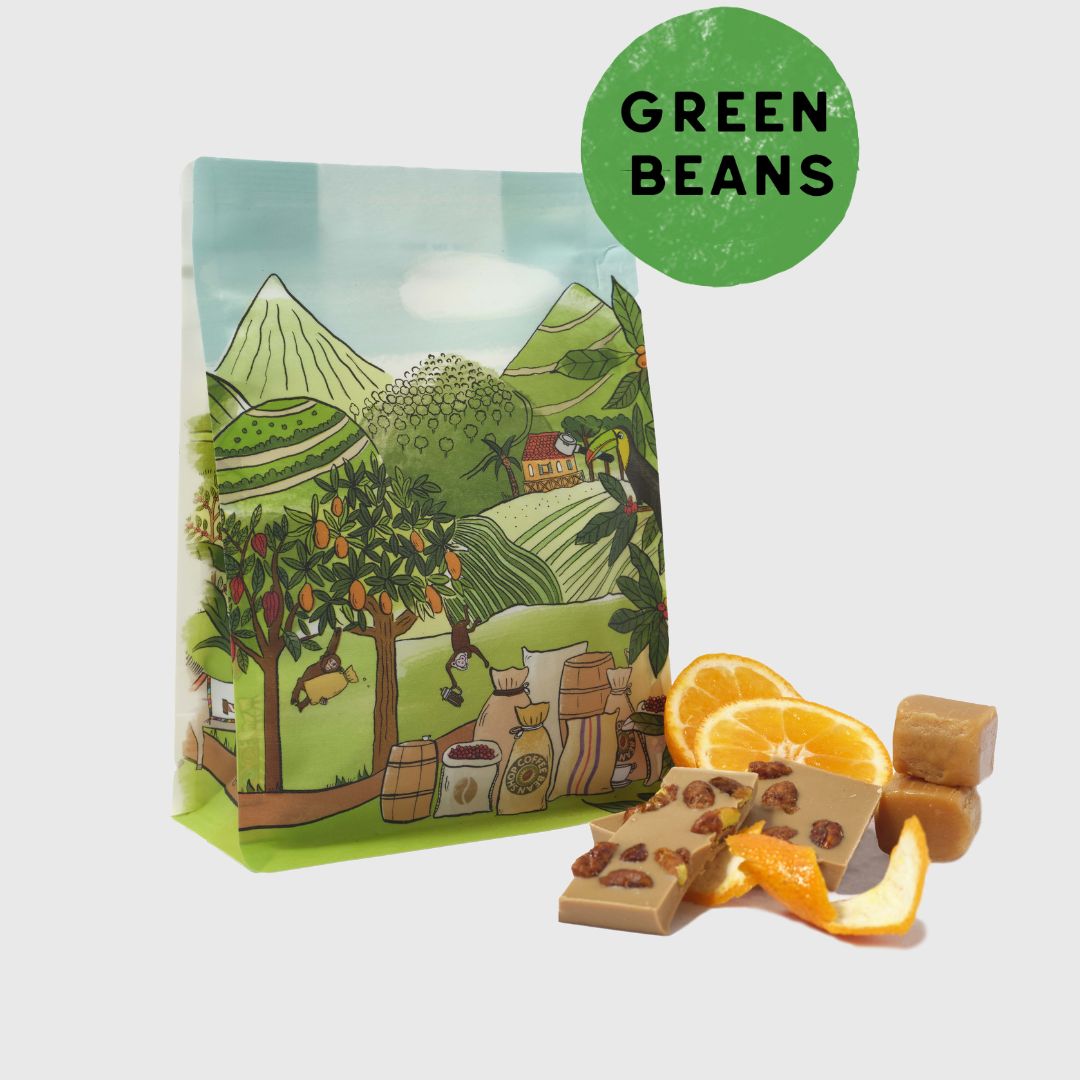 Green Costa Rican Tarrazu unroasted coffee beans UK