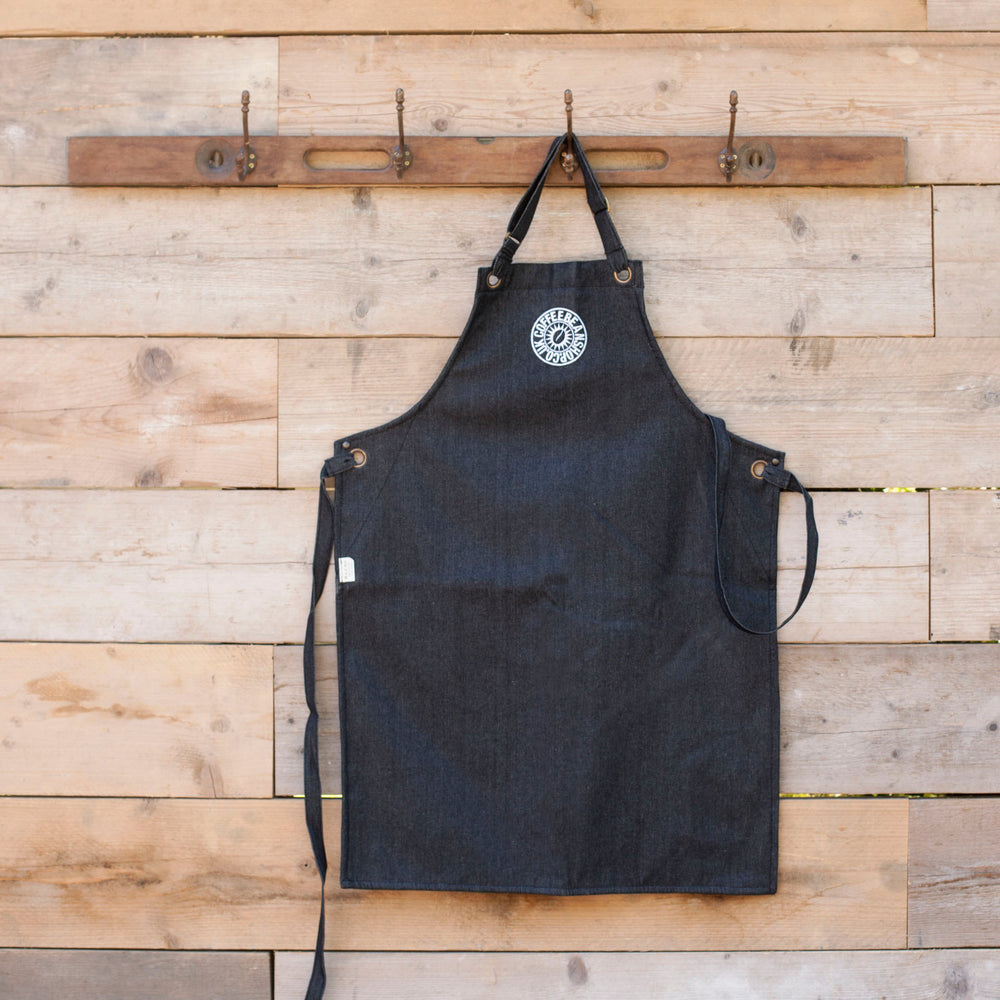 
                  
                    Load image into Gallery viewer, Sexy Swiss Black Denim Apron
                  
                
